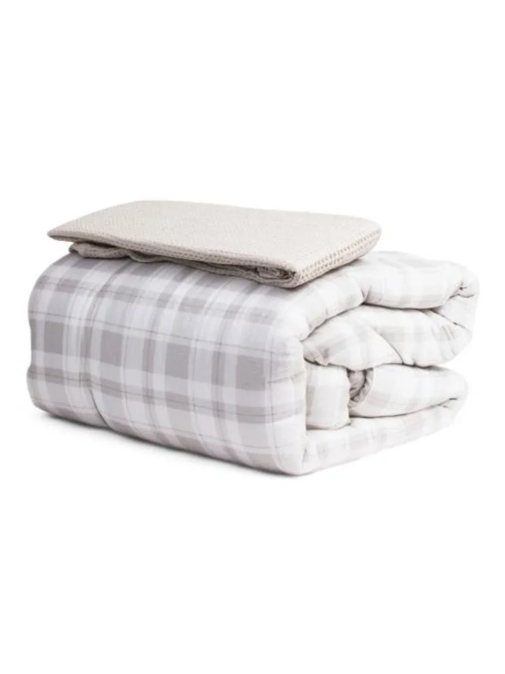 BROOKS BROTHERS Plaid Flannel Comforter Set
